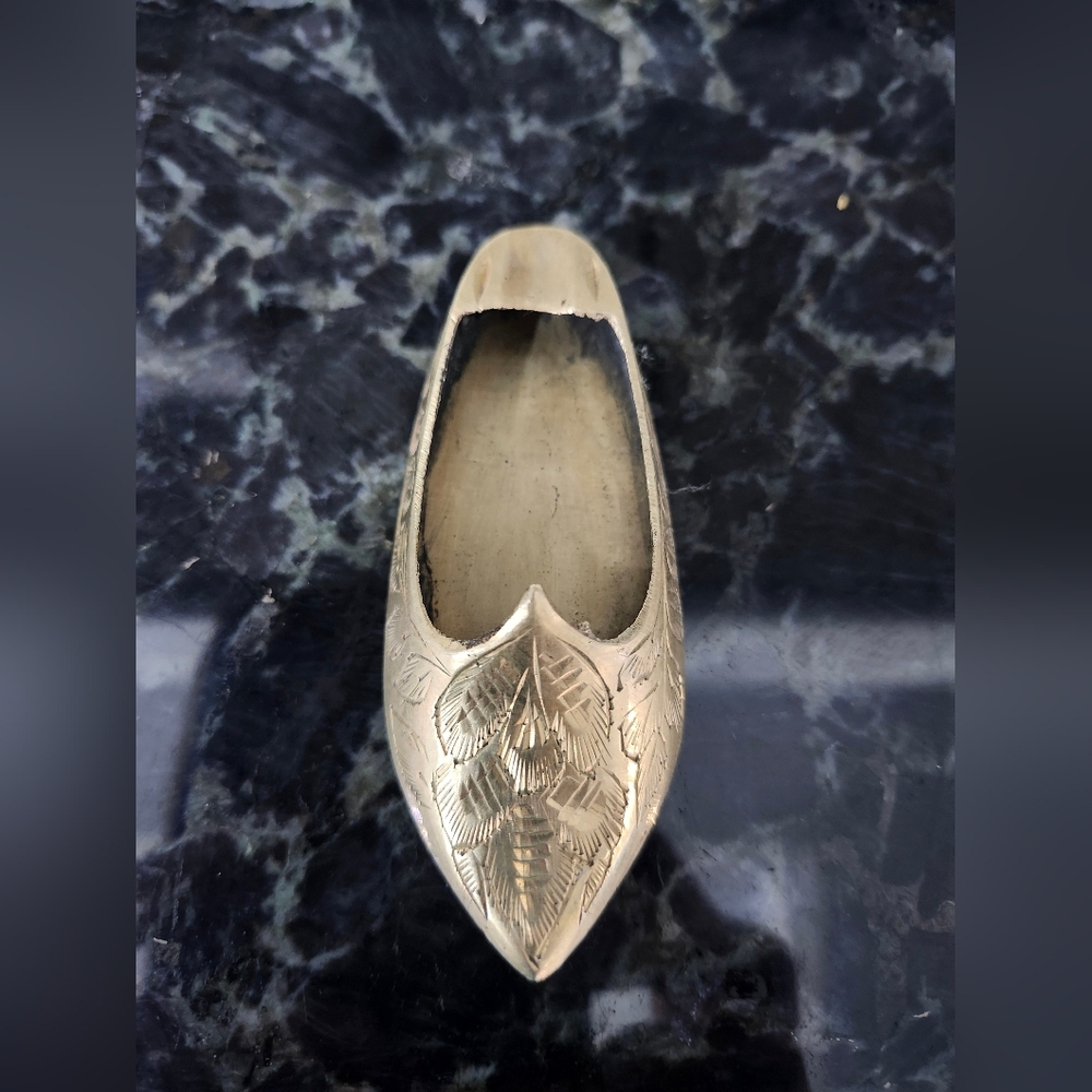 Brass Ashtray Or Incense Holder From India
